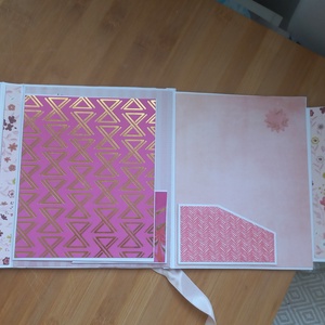 Romantikus scrapbook mini album - otthon & életmód - papír, írószer - album & fotóalbum - Meska.hu