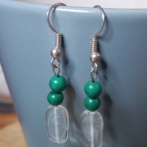 Jeges rügyek - hegyikristály fülbevaló - ékszer - fülbevaló - lógó fülbevaló - Meska.hu