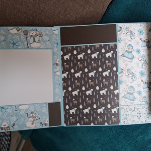 Téli emlékek.. - scrapbook fotó album - művészet - más művészeti ág - Meska.hu