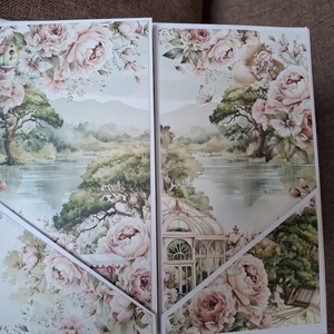 Rózsás hangulatban cicával- scrapbook fénykép album - művészet - más művészeti ág - Meska.hu