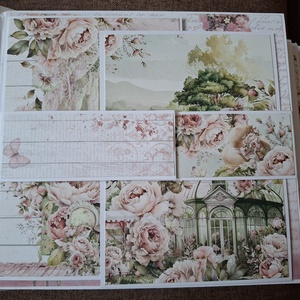 Rózsás hangulatban cicával- scrapbook fénykép album - művészet - más művészeti ág - Meska.hu