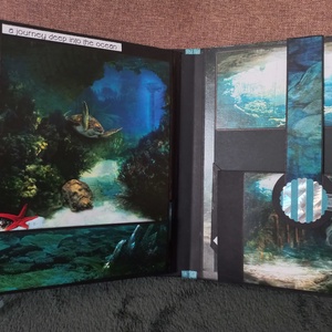 Atlantis - scrapbook fénykép album - művészet - más művészeti ág - Meska.hu