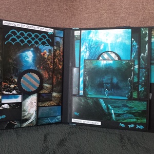Atlantis - scrapbook fénykép album - művészet - más művészeti ág - Meska.hu
