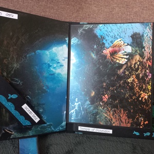 Atlantis - scrapbook fénykép album - művészet - más művészeti ág - Meska.hu