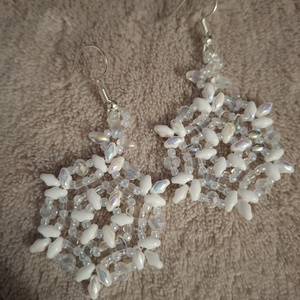 Gyöngy fülbevaló - ékszer - fülbevaló - lógó fülbevaló - Meska.hu