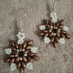 Gyöngy fülbevaló - ékszer - fülbevaló - lógó fülbevaló - Meska.hu