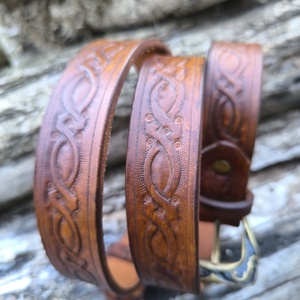 Bőr öv - ruha & divat - öv & övcsat - öv - Meska.hu