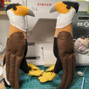 Bóbitás karakarák - játék & sport - plüssállat & játékfigura - madár - Meska.hu