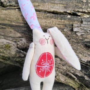 Csúnya nyuszi - ünnepi díszek, dekorációk - húsvéti díszek és dekorációk - húsvéti tojás, hímestojás - Meska.hu