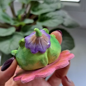 Fairy Frog pen holder - otthon & életmód - dekoráció - dekoratív figurák és szobrok - Meska.hu