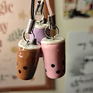 Bubble Tea Charm - táska & tok - kulcstartó & táskadísz - táskadísz - Meska.hu