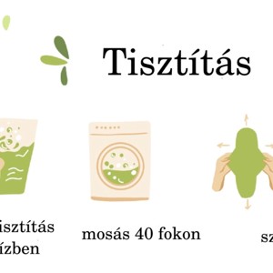 Meglepetés mintával mosható betét 30cm - szépségápolás - intim higiénia - tisztasági betét - Meska.hu