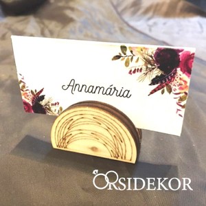 Fahasáb köszönetajándék és ültetőkártya 2 az 1-ben - Meska.hu