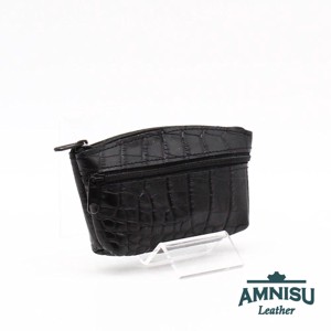 Fekete krokkómintás kettő cipzáras kulcstartó B8008, Táska & Tok, Kulcstartó & Táskadísz, Kulcstartó, , MESKA