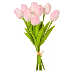 Gumi tulipán köteg 9 szálas - rózsaszín, Kellékek & szerszámok, Dekorációs kellékek, Virágfej, , MESKA