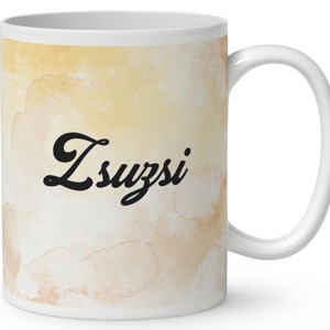 Névvel kérhető - Festő kávés lajhár mintás bögre - otthon & életmód - konyhafelszerelés, tálalás - tálalás - bögre & csésze - Meska.hu