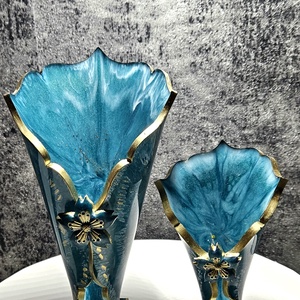 Kehely formájú asztali dísz, sminkecset tartó, műkörmös ecsettartó, toll tartó, dekor virágtartó - otthon & életmód - dekoráció - asztal és polc dekoráció - asztaldísz - Meska.hu