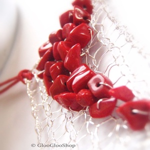 Gyöngyhalász - Paprika nyaklánc -  - Meska.hu