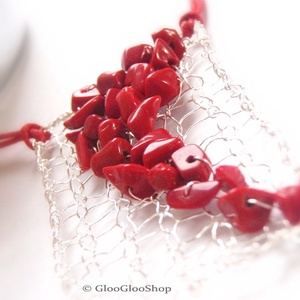 Gyöngyhalász - Paprika nyaklánc -  - Meska.hu