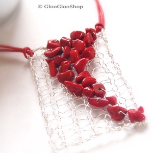 Gyöngyhalász - Paprika nyaklánc -  - Meska.hu