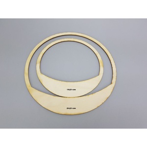 Íves koszorú alap - kicsi 18,5 cm (1 db) - kellékek & szerszámok - hobby fa alapanyag - egyéb fatermék - Meska.hu