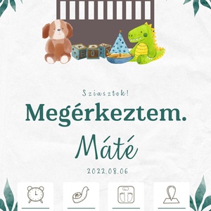 Névtábla #babyboy - otthon & lakás - babaszoba, gyerekszoba - gyerek névtábla - Meska.hu