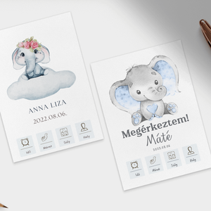 Névtábla #elephant, Otthon & Életmód, Babaszoba, gyerekszoba, Gyerek névtábla, Fotó, grafika, rajz, illusztráció, MESKA