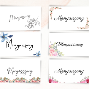 Esküvői meghívó borítékkal #rosegold - esküvő - meghívó & kártya - meghívó - Meska.hu