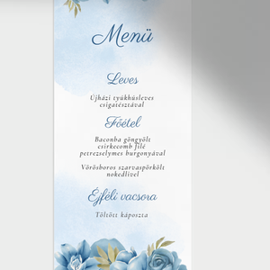 Menükártya meghívóhoz - esküvő - meghívó & kártya - menü - Meska.hu