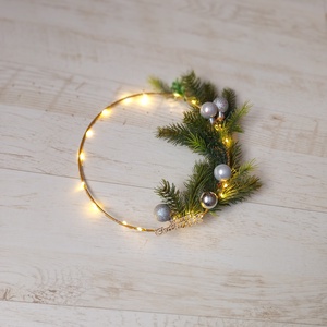 Karácsonyi fénykoszorú - otthon & életmód - dekoráció - virágdísz és tartó - koszorú - Meska.hu Karácsonyi fénykoszorú - otthon & életmód - dekoráció - virágdísz és tartó - koszorú - Meska.hu