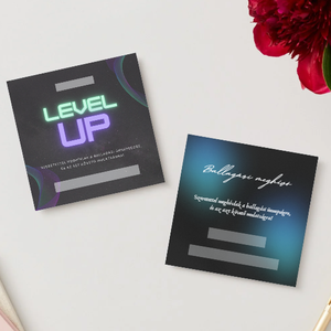 Ballagási meghívó #neon2 - otthon & életmód - papír, írószer - ajándékozás kellékei - meghívó - Meska.hu