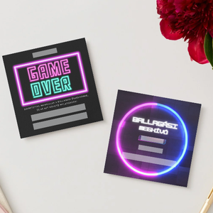Ballagási meghívó #gameover2024 - Meska.hu