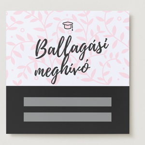 Ballagási meghívók különböző színekben #tendril - otthon & életmód - papír, írószer - ajándékozás kellékei - meghívó - Meska.hu