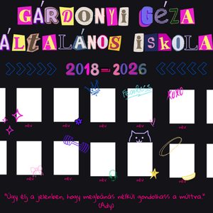 Ballagási tabló #yearbook - művészet - grafika & illusztráció - digitális - Meska.hu