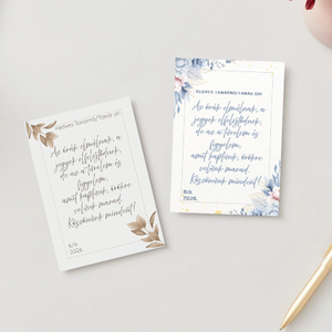 Kísérőkártya, köszönő ajándékkísérő kártya tanárnak - otthon & életmód - papír, írószer - ajándékozás kellékei - képeslap, üdvözlőlap - Meska.hu