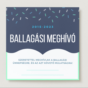 Ballagási meghívó #mustache - otthon & életmód - papír, írószer - ajándékozás kellékei - meghívó - Meska.hu