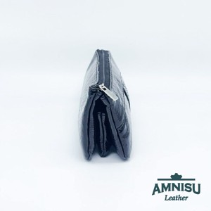 Fekete lakk kígyómintás egyenes kristály köves női pénztárca G8023 - táska & tok - pénztárca & más tok - pénztárca - női pénztárca - Meska.hu