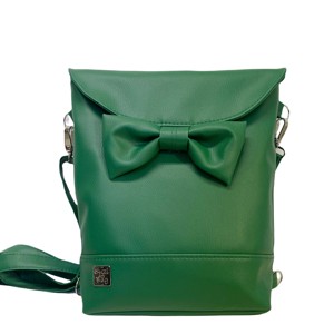 SuziartBag Zöld masnis kisméretű 2in1 hátizsák, Táska & Tok, Kézitáska & válltáska, Válltáska, , MESKA