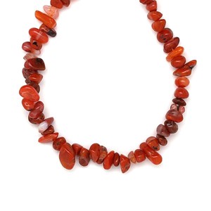 Splitter Karneol sávos  ékszerkészítő alapanyag (füzér), Kellékek & szerszámok, Ásvány alapanyag, Ásványfüzér, , MESKA