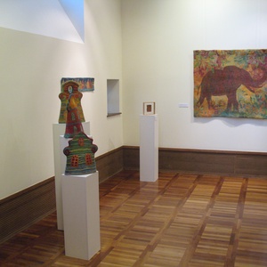 Még létezők I.   Afrikai elefánt, 126 x114 cm, nemez - művészet - textilkép - nemezelt - Meska.hu