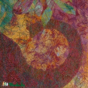 Még létezők I.   Afrikai elefánt, 126 x114 cm, nemez - művészet - textilkép - nemezelt - Meska.hu