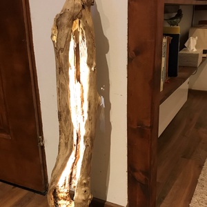 Egyedi rusztikus állólámpa - otthon & életmód - lámpa - hangulatlámpa - Meska.hu