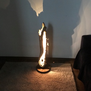 Egyedi rusztikus állólámpa - otthon & életmód - lámpa - hangulatlámpa - Meska.hu