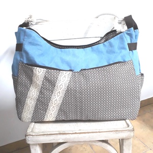 Egyedi extra nagy sokzsebes táska -  - Meska.hu