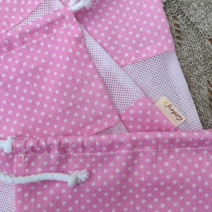 Zöldséges, gyümölcsös textil zsákok 4 darabos szettben - táska & tok - bevásárlás & shopper táska - zöldség/gyümölcs zsák - Meska.hu