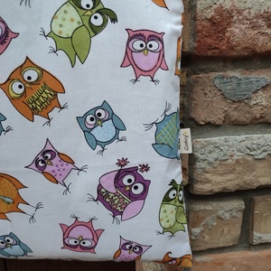 Bagoly mintás szatyor  - táska & tok - bevásárlás & shopper táska - shopper, textiltáska, szatyor - Meska.hu