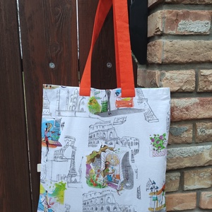 Csajos szatyor  - táska & tok - bevásárlás & shopper táska - shopper, textiltáska, szatyor - Meska.hu