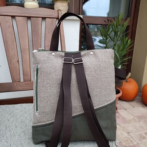 Női bútorszövet hátizsák  - táska & tok - hátizsák - hátizsák - Meska.hu