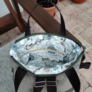 Női bútorszövet hátizsák  - táska & tok - hátizsák - hátizsák - Meska.hu