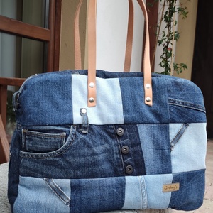 Farmer utazótáska újrahasznosított alapanyagból  - Meska.hu